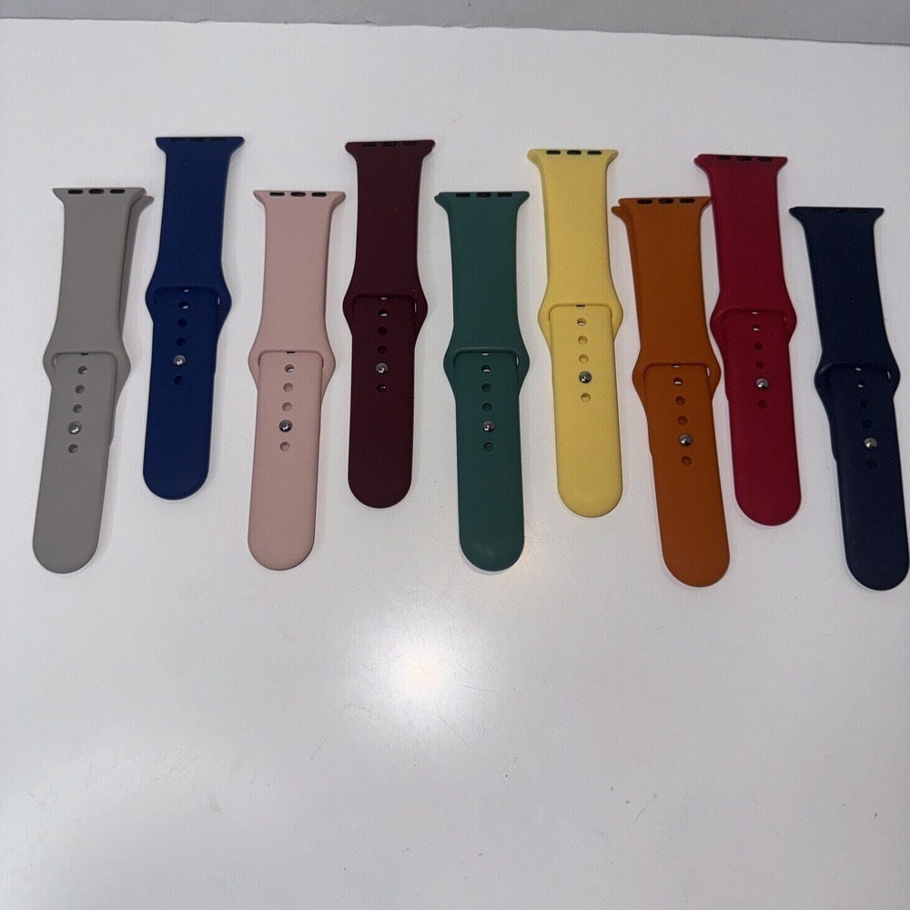 Sport Soft Silicone Band Strap For Apple Watch 41mm Associated Colors
